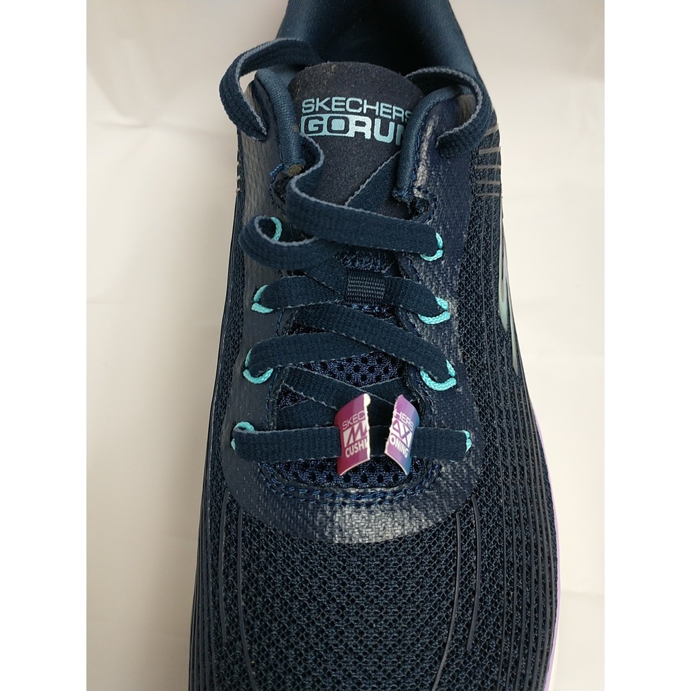 SKECHERS WOMEN'S MAX CUSHIONING ELITE 17693NVLV RUNNING SHOES Size 11 Ortholite - Picture 14 of 16